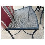 Patio Table and 4 Metal Chairs