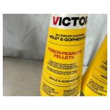 2 New Victor Mole and Gopher Poison Peanut Pellets