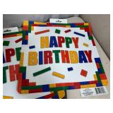 7 New Happy Birthday Lego Themed Yard Signs