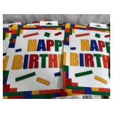 7 New Happy Birthday Lego Themed Yard Signs