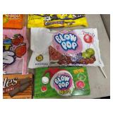 Assorted Candy, Charleston Chews,Caramel Apple Pops, Gum Balls, Blow Pops, Junior Mints, Charms Suckers, and More