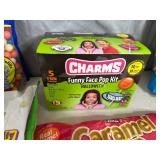 Assorted Candy, Charleston Chews,Caramel Apple Pops, Gum Balls, Blow Pops, Junior Mints, Charms Suckers, and More