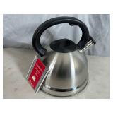 New 3 Quart Whistling Tea Kettle