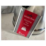 New 3 Quart Whistling Tea Kettle