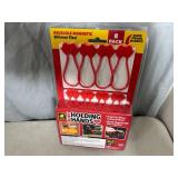New 8 Pack of Ruby Holding Hands Magnetic Silicone Ties / Organizers