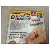 New 8 Pack of Ruby Holding Hands Magnetic Silicone Ties / Organizers