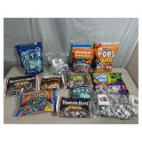 Assorted Candy, Tootsie Rolls, Tootsie Pops, Dots, Fruit Chews, Blow Pops, and More