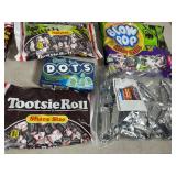 Assorted Candy, Tootsie Rolls, Tootsie Pops, Dots, Fruit Chews, Blow Pops, and More