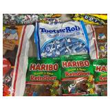 Assorted Candy, Tootsie Pops, Haribo Gummy Candy, Dots, Frooties, and More