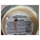 New Candle-Lite Creamy Vanilla Swirl Jar Candle