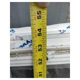 (5) White vinyl single-hung storm windows.  Features a lower half screen for ventilation