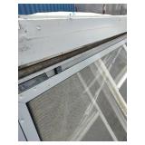 (5) White vinyl single-hung storm windows.  Features a lower half screen for ventilation