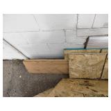 Several Partial Sheet of Oriented Strand Board (OSB)