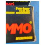 (100) Rounds TulAmmo 9mm Luger ammunition, packaged in 50-round boxes.