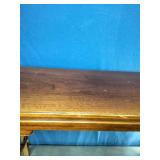 Vintage Oriental Natural Brown Altar Console Table