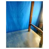 Vintage Oriental Natural Brown Altar Console Table