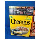 2001 General Mills cereal boxes featuring NASCAR