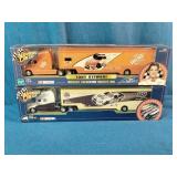 Winners Circle NASCAR diecast collector trailer rigs featuring Tony Stewart, scale 1:64.
