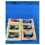 Collection of vintage Lledo "Days Gone" die-cast vehicles manufactured in England during the 1980s.