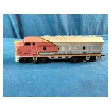 Tyco HO Scale Santa Fe F7A Diesel Locomotive (#4015).