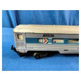 Tyco HO Scale Amtrak Observation Train Car, originally produced around 1975.