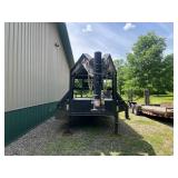 Gooseneck Trailer - Load Trail Flatbed With Warn Winch