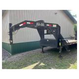 Gooseneck Trailer - Load Trail Flatbed With Warn Winch