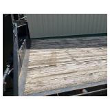 Gooseneck Trailer - Load Trail Flatbed With Warn Winch