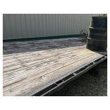 Gooseneck Trailer - Load Trail Flatbed With Warn Winch