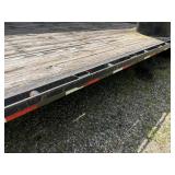 Gooseneck Trailer - Load Trail Flatbed With Warn Winch