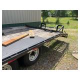 Gooseneck Trailer - Load Trail Flatbed With Warn Winch