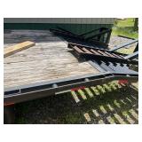 Gooseneck Trailer - Load Trail Flatbed With Warn Winch