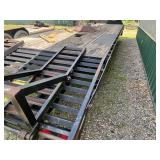Gooseneck Trailer - Load Trail Flatbed With Warn Winch