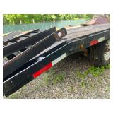 Gooseneck Trailer - Load Trail Flatbed With Warn Winch