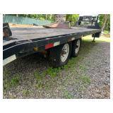 Gooseneck Trailer - Load Trail Flatbed With Warn Winch