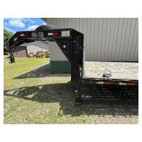 Gooseneck Trailer - Load Trail Flatbed With Warn Winch