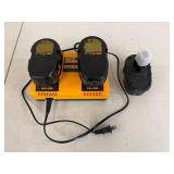 Battery Charger - DeWalt DC9320 With 2 Batteries
