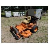 SCAG Turf Tiger SMT-61 Zero Turn Mower With Collection System - 4416 Hours - see photos for additional parts that are included