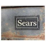 Sears 14/6 Garden Tractor With Snowblower Attachment - items in background of tractor not inc