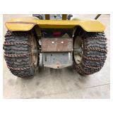 Sears 14/6 Garden Tractor With Snowblower Attachment - items in background of tractor not inc