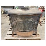 Vintage Olympic Crest Wood Stove