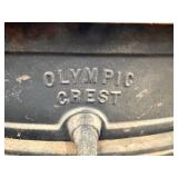 Vintage Olympic Crest Wood Stove