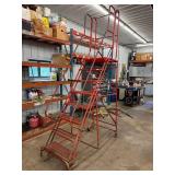 Cotterman Industrial Rolling Stair Ladder 300 Lb Max Load