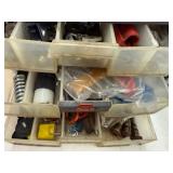 Mixed Hardware Organizers With Assorted Fasteners & Connectors