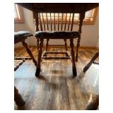 Dining Table Set With 4 Chairs Drop Leaf