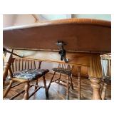 Dining Table Set With 4 Chairs Drop Leaf