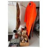 Sprinklers in Orig Pkg, Walls Blizzard-Pruf Coveralls, Tools, Pottery & Fishing Gear Mixed Lot