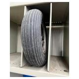 Industrial Parts Mixed Lot in Metal Storage Cabinet - content quantities unverified