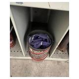 Industrial Parts Mixed Lot in Metal Storage Cabinet - content quantities unverified