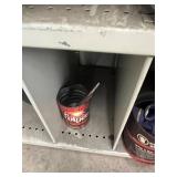 Industrial Parts Mixed Lot in Metal Storage Cabinet - content quantities unverified